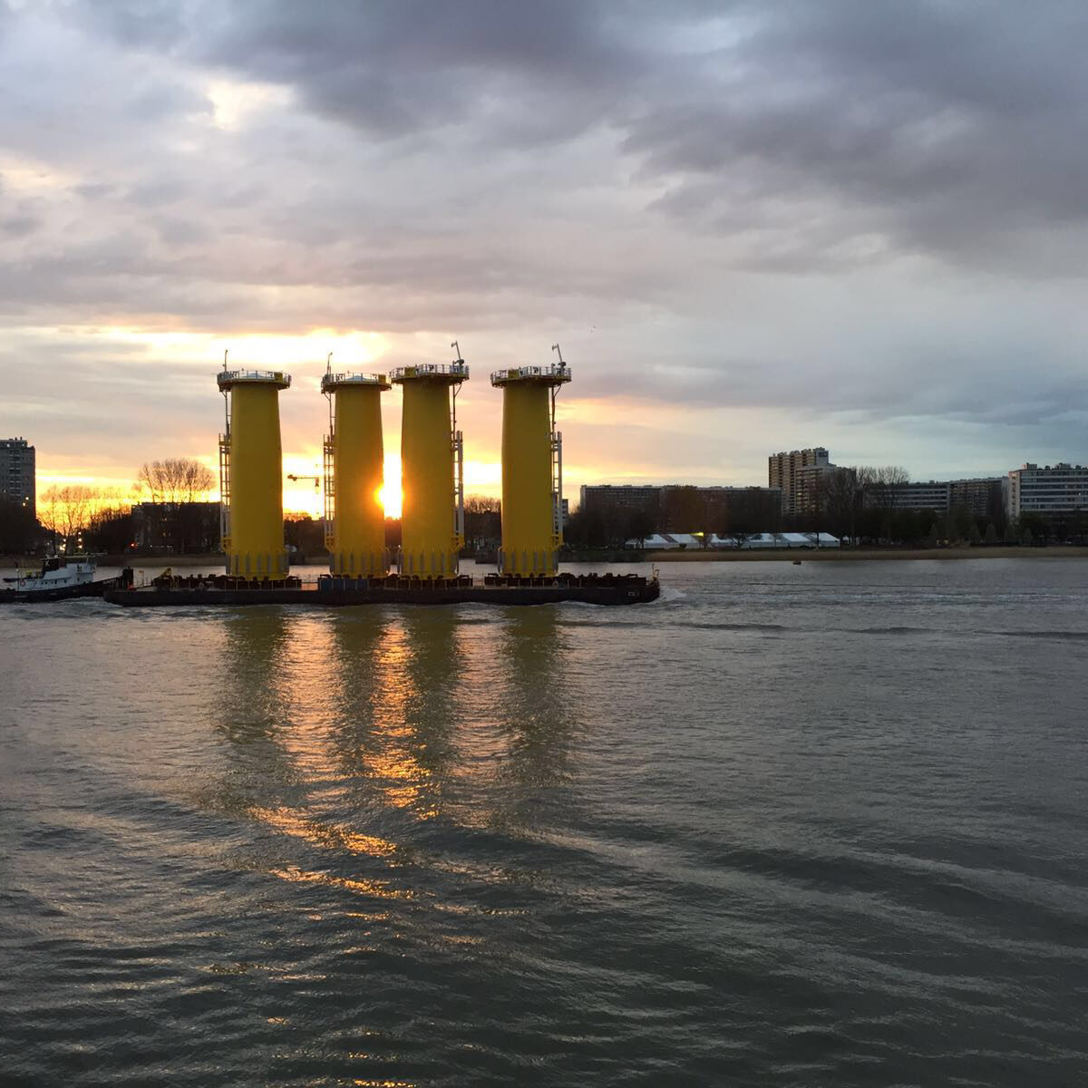 Last Transition Pieces departs for Flushing