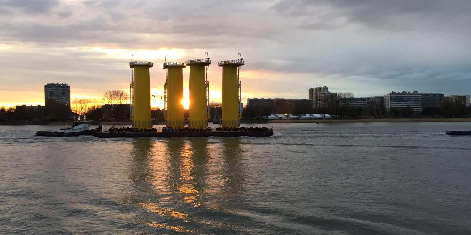Last Transition Pieces departs for Flushing