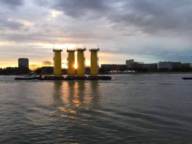 Last Transition Pieces departs for Flushing